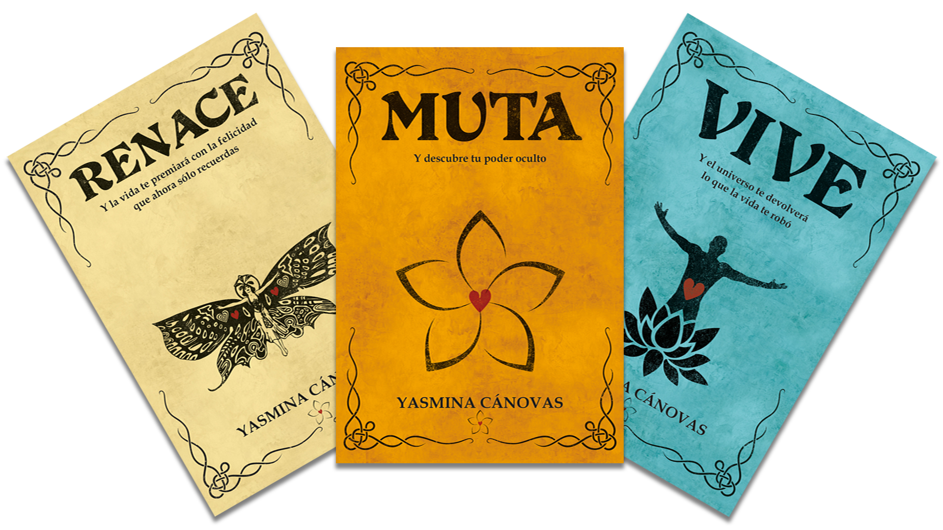 Trilogia MUTA RENACE VIVE por Yasmina Canovas